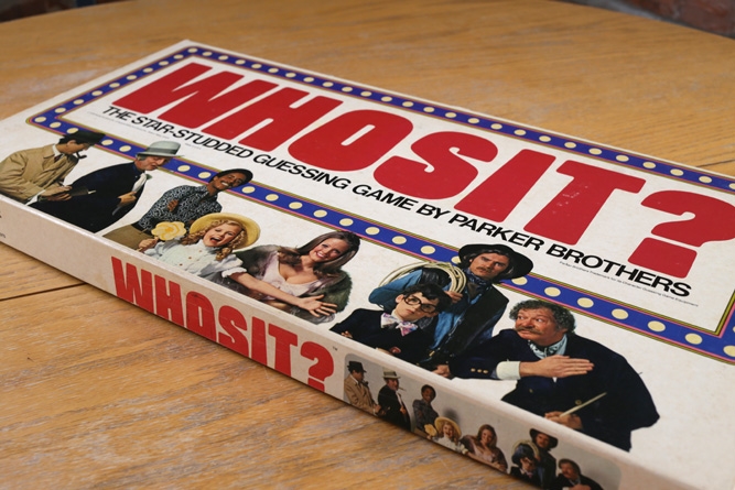 whosit? board game box