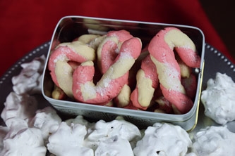 large candy cane cookies