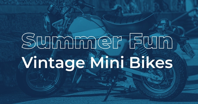 summer fun vintage minibikes