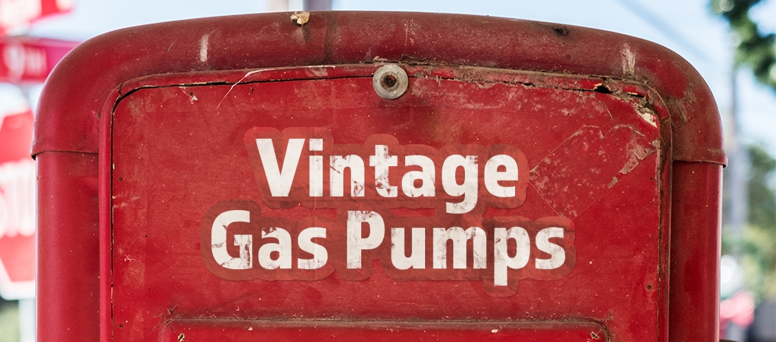 vintage gas pump